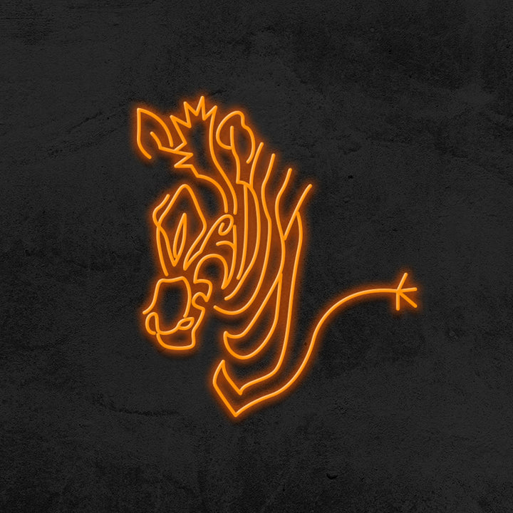 zebra neon sign led home decor mk neon