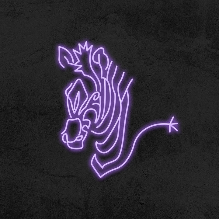 zebra neon sign led home decor mk neon