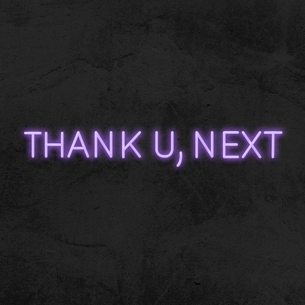 thank u next neon sign led mk neon