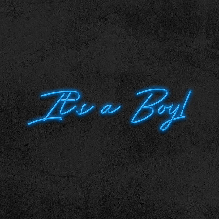 it's a boy neon sign led baby shower