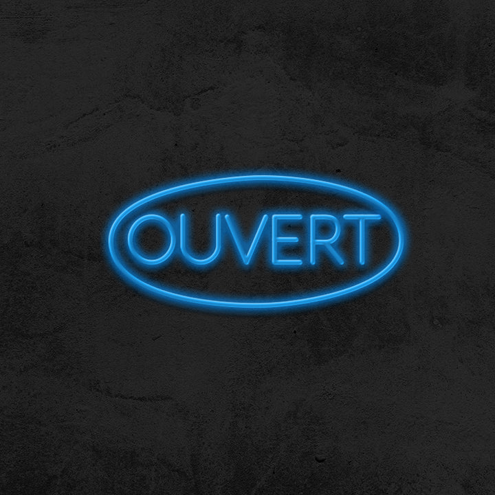 ouvert neon sign led restaurant mk neon