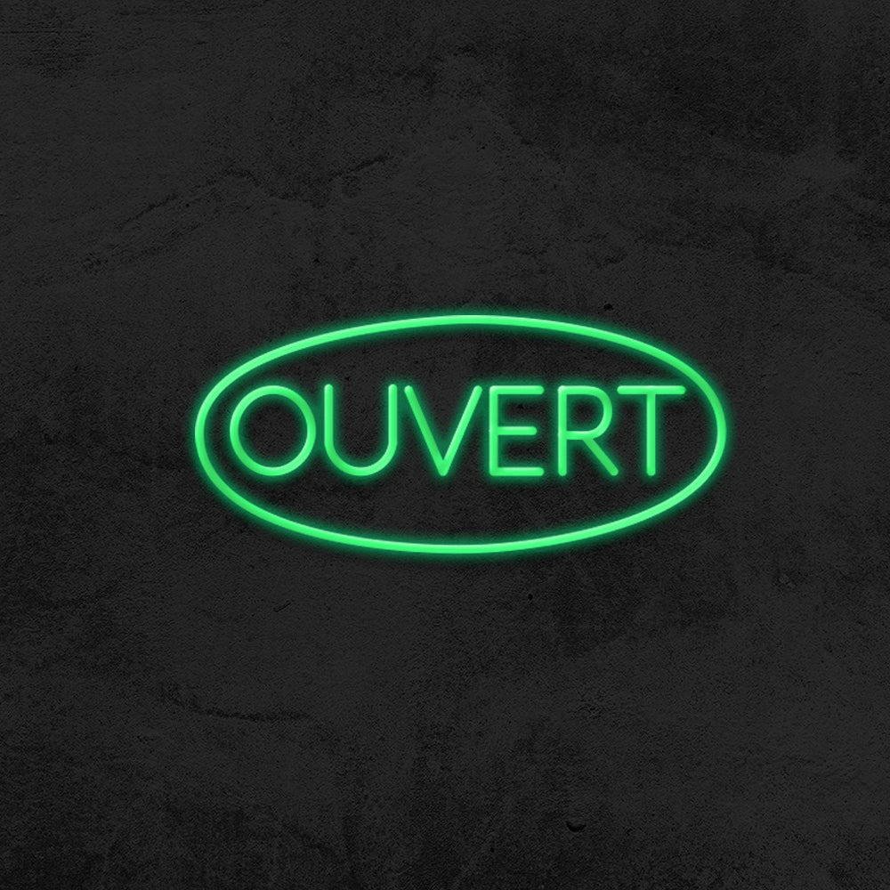 ouvert neon sign led restaurant mk neon