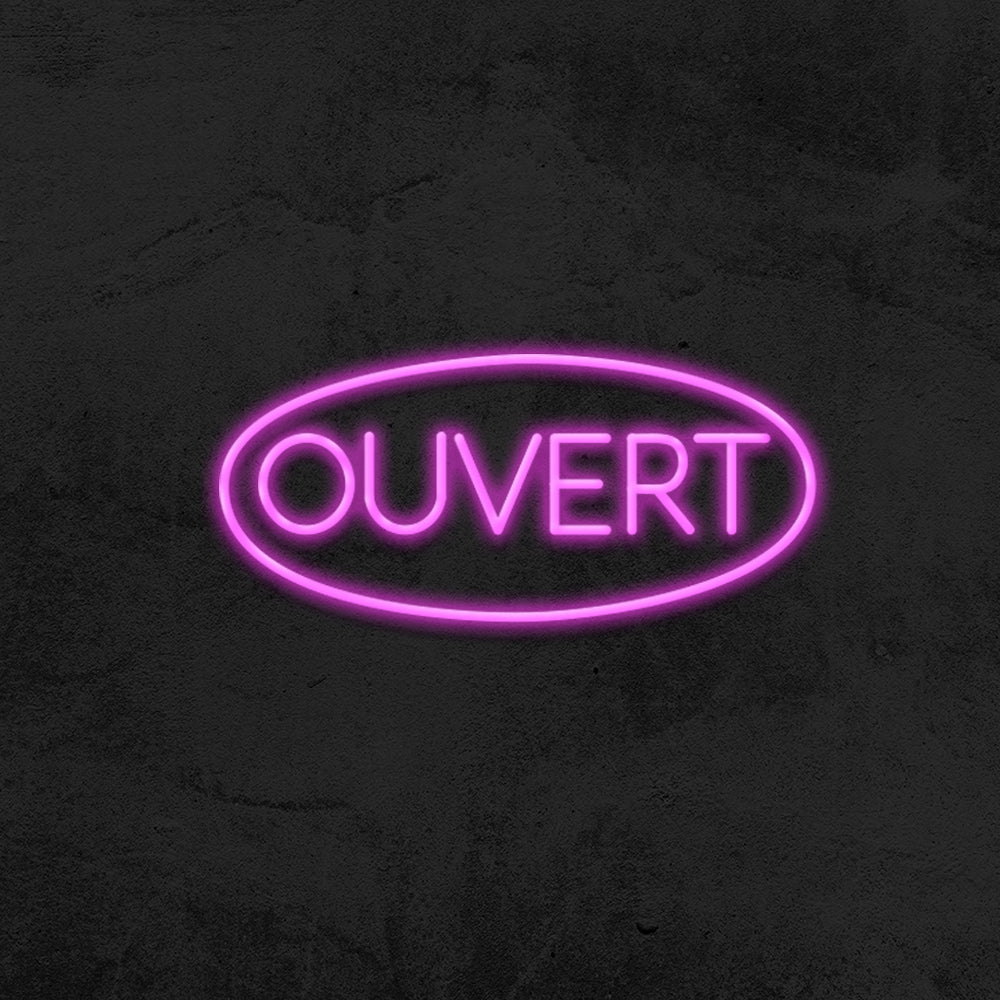 ouvert neon sign led restaurant mk neon