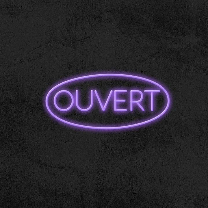 ouvert neon sign led restaurant mk neon