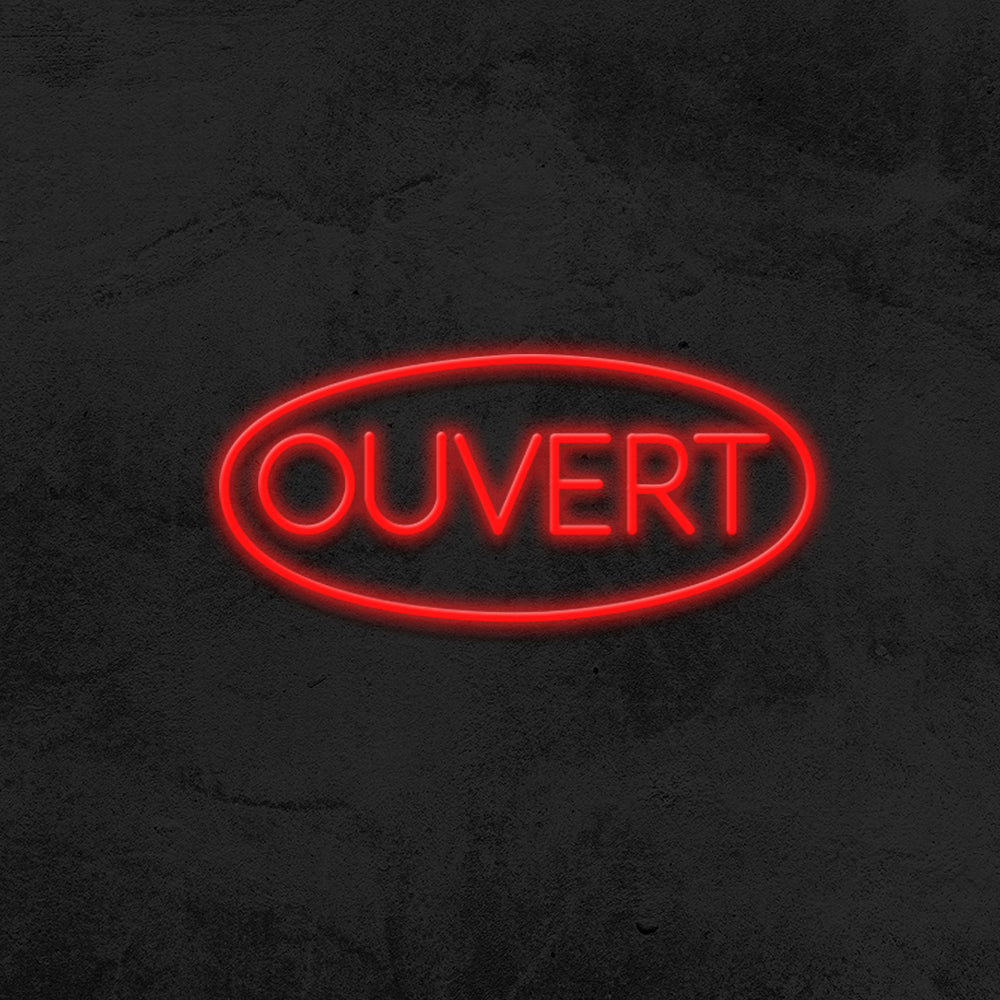 ouvert neon sign led restaurant mk neon