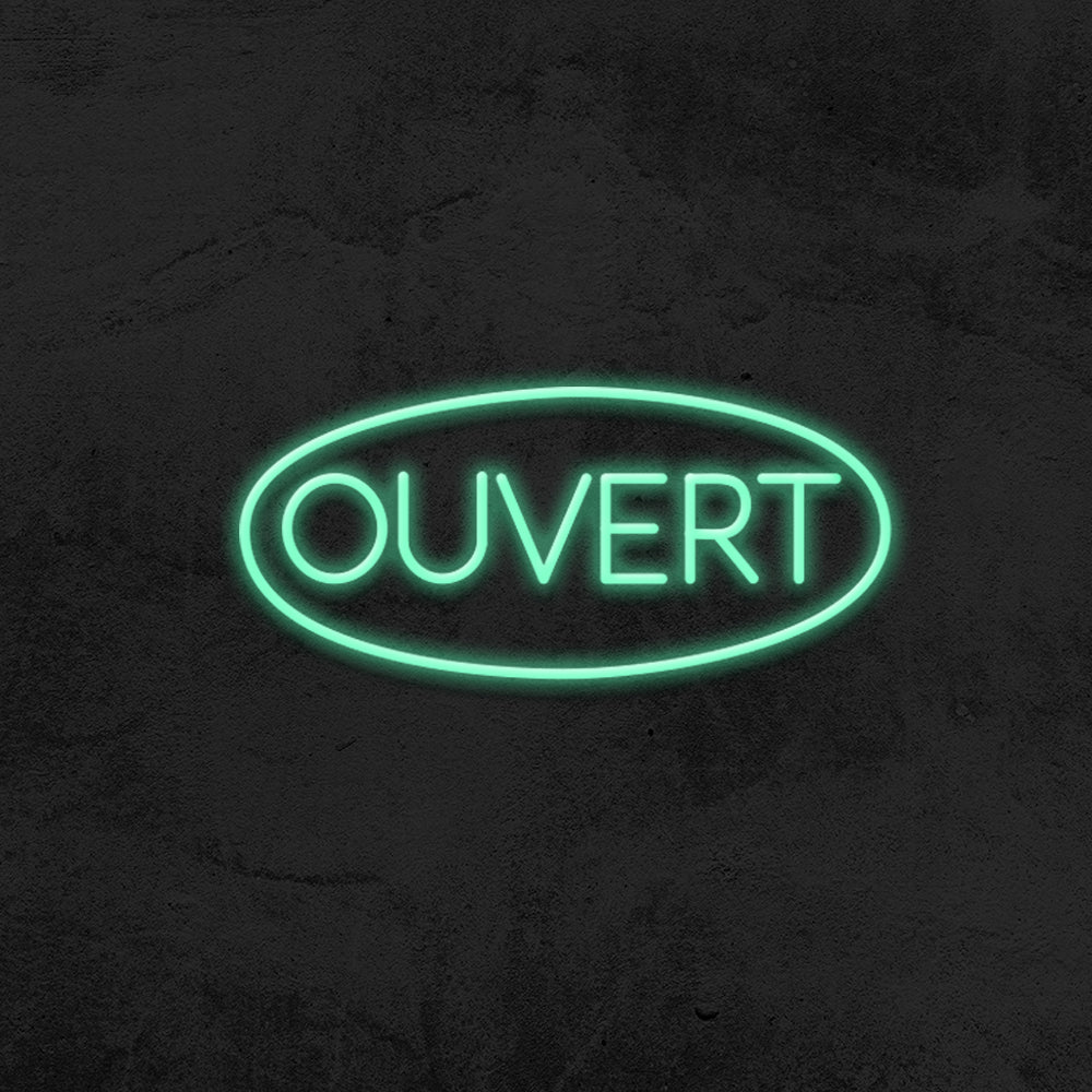 ouvert neon sign led restaurant mk neon