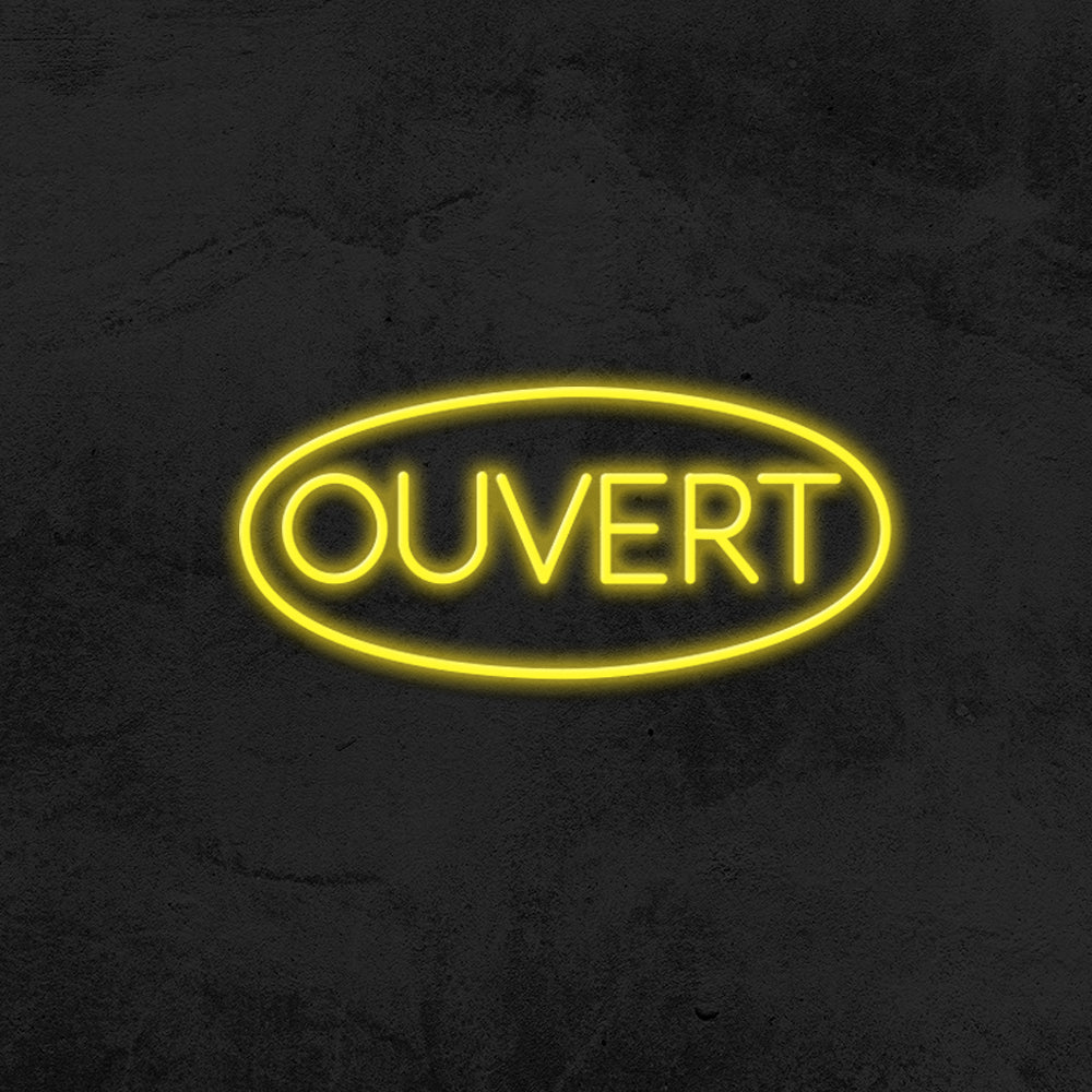 ouvert neon sign led restaurant mk neon