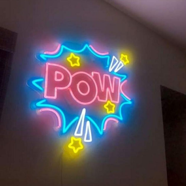 Pow - LED Neon Sign - Free Shipping