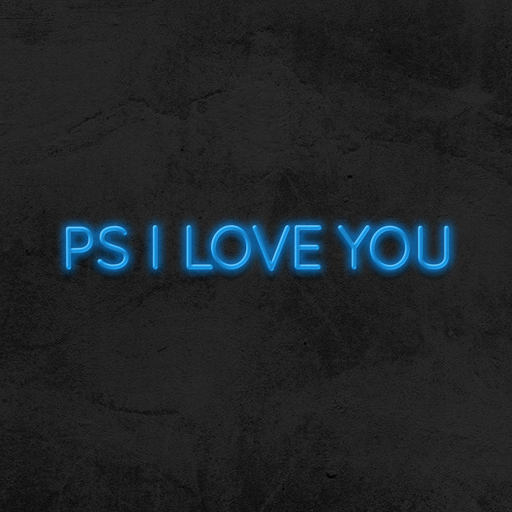 PS I love you neon sign led mk neon