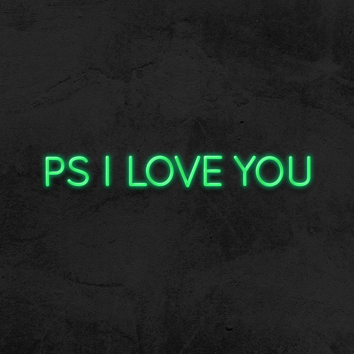 PS I love you neon sign led mk neon