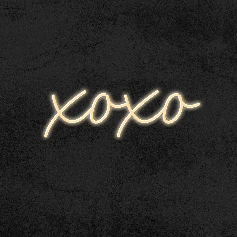 xoxo neon sign led mk neon