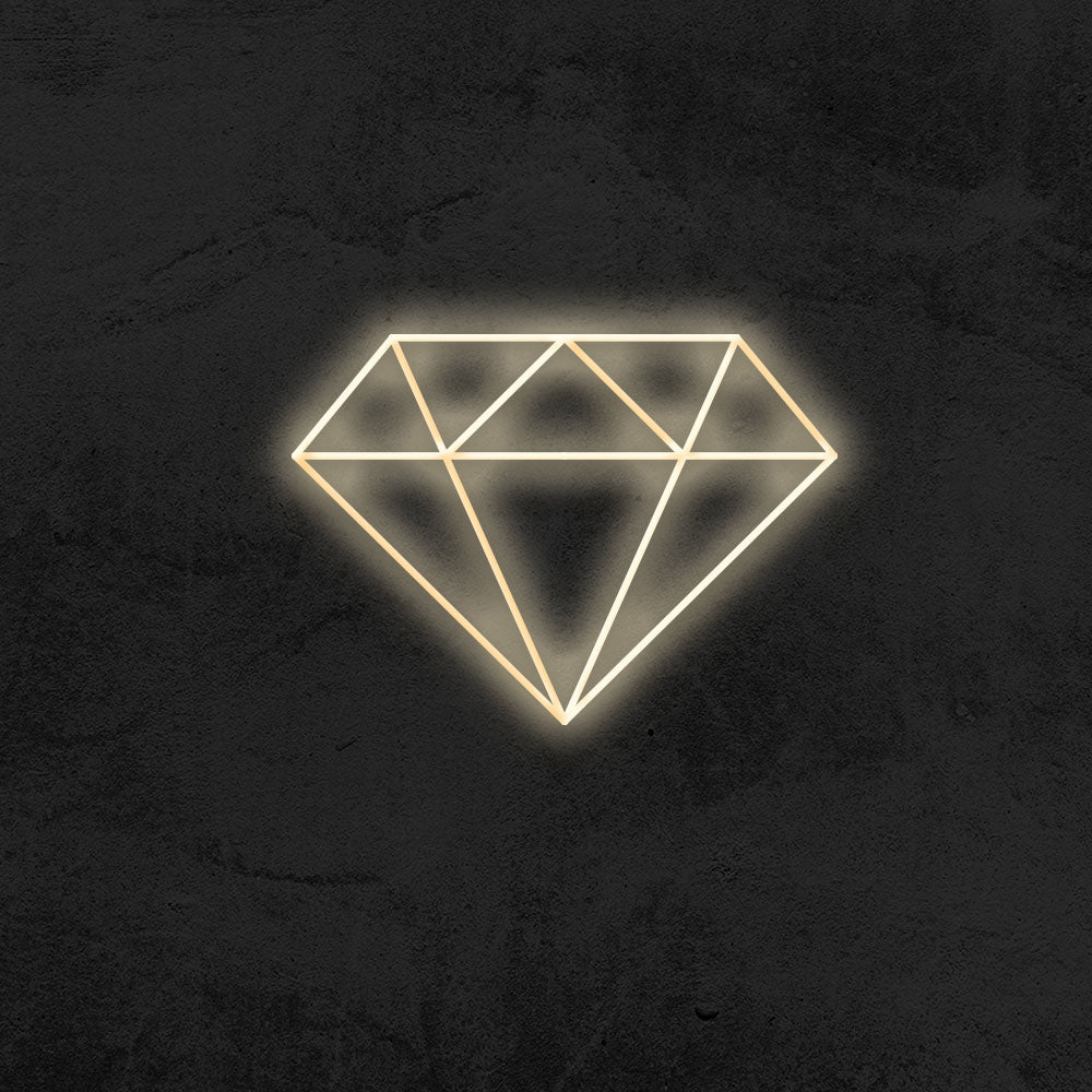 diamond neon sign led home decor mk neon