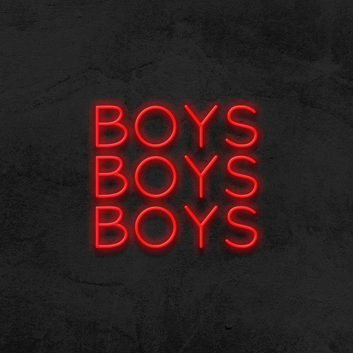 Boys boys boys neon sign led home decor mk neon