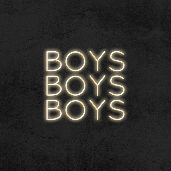 Boys boys boys neon sign led home decor mk neon