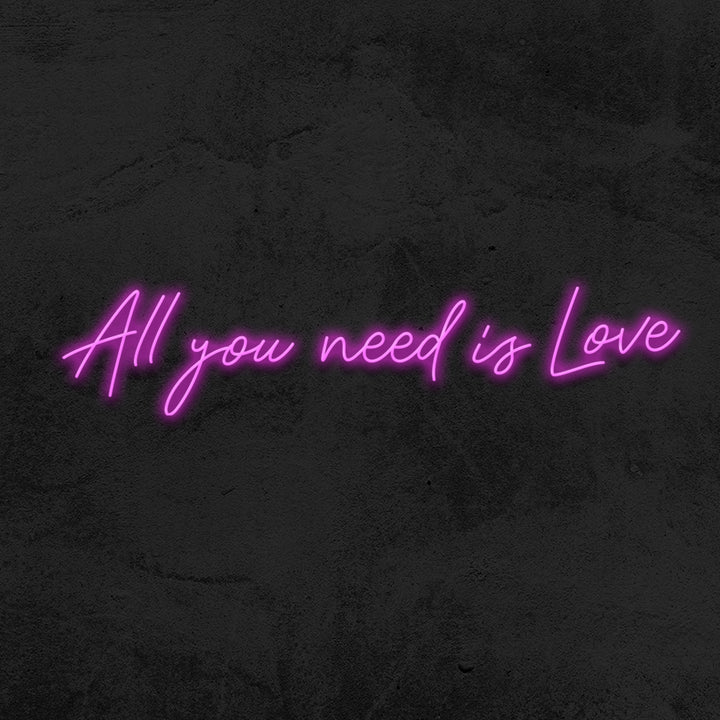 All you need is Love  Wedding Neon Sign MK Neon