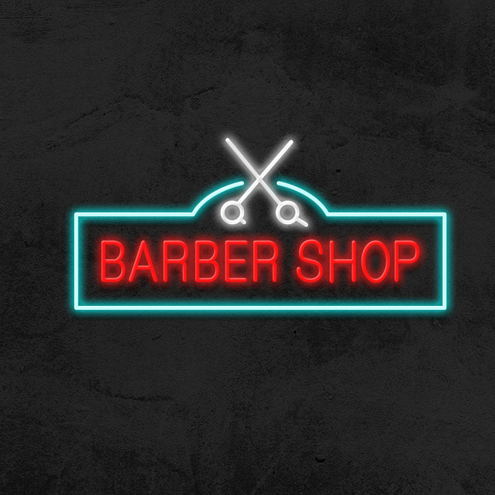 barbershop neon sign led mk neon