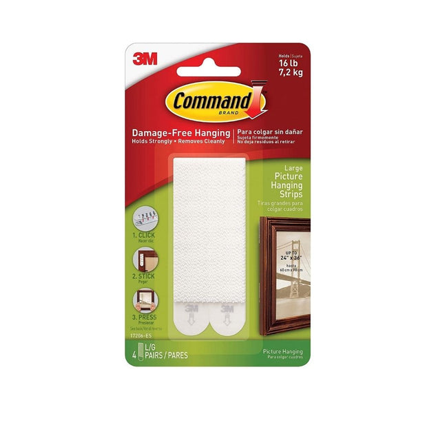 Command 12 Sets Of Strips Picture Hanging Strips Value White : Target