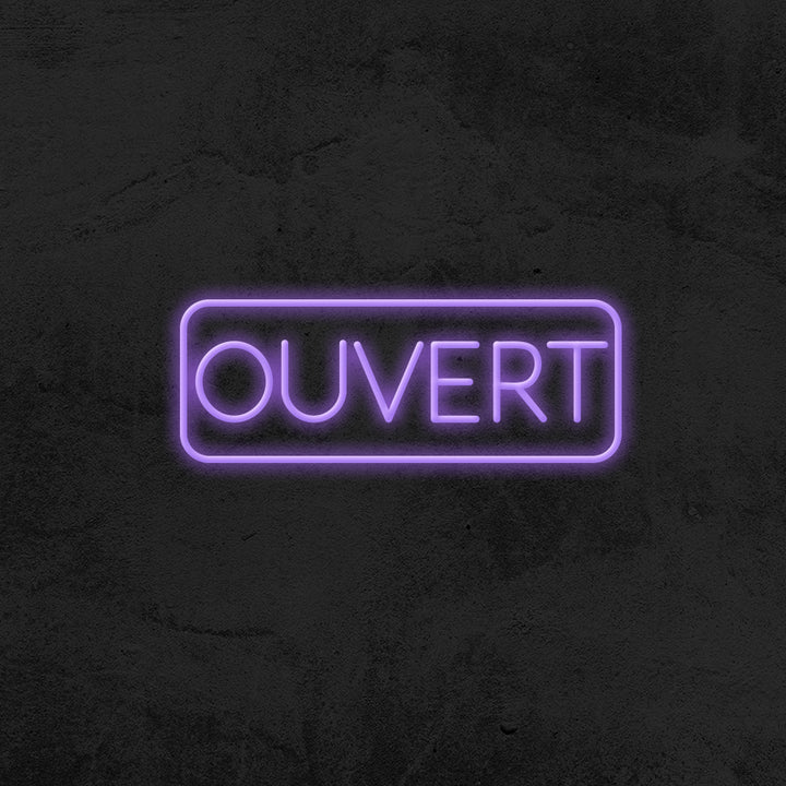 ouvert neon sign led restaurant mk neon