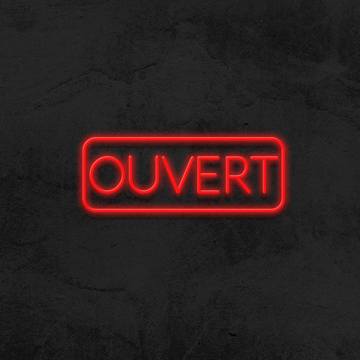 ouvert neon sign led restaurant mk neon