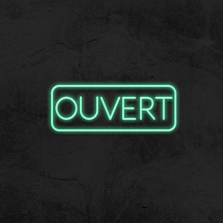 ouvert neon sign led restaurant mk neon