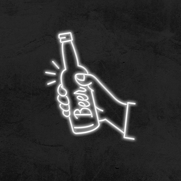 beer neon sign led mancave mk neon