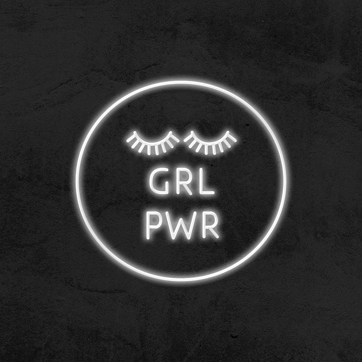 girl power neon sign led mk neon