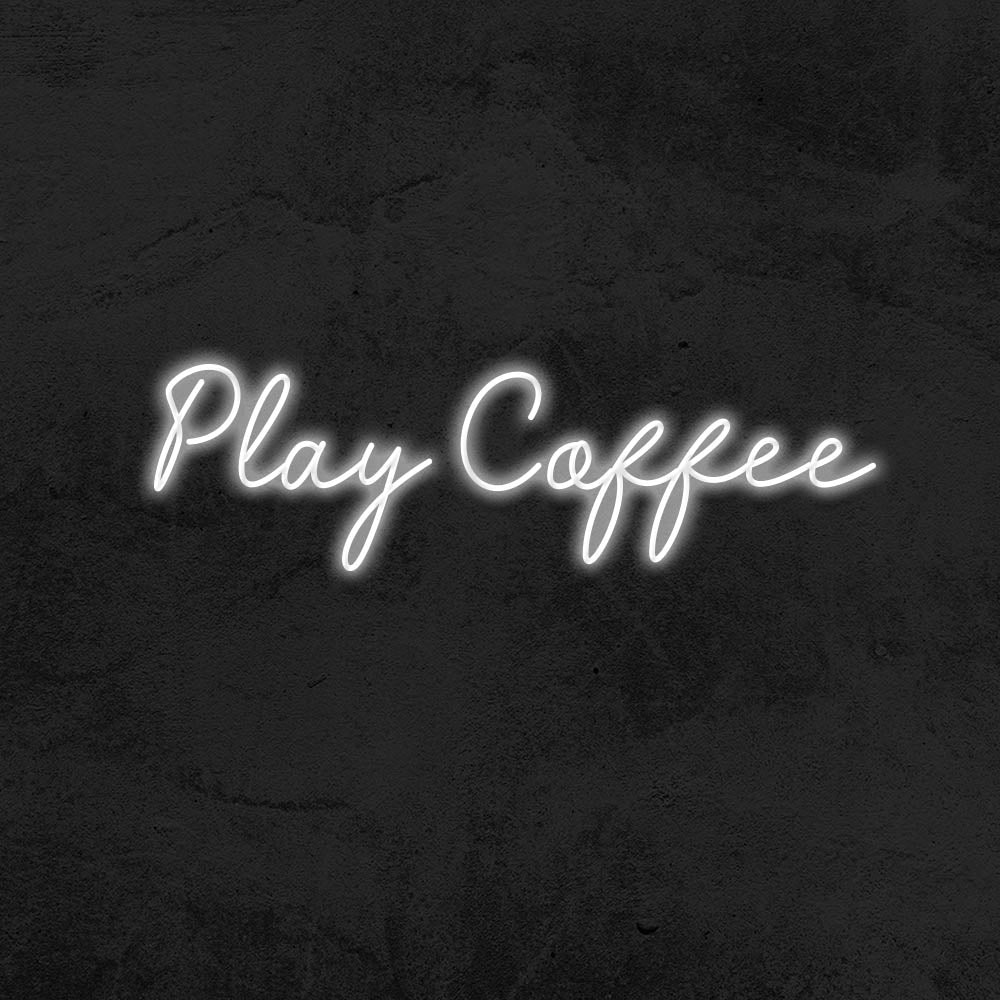 play coffee led neon sign MK neon