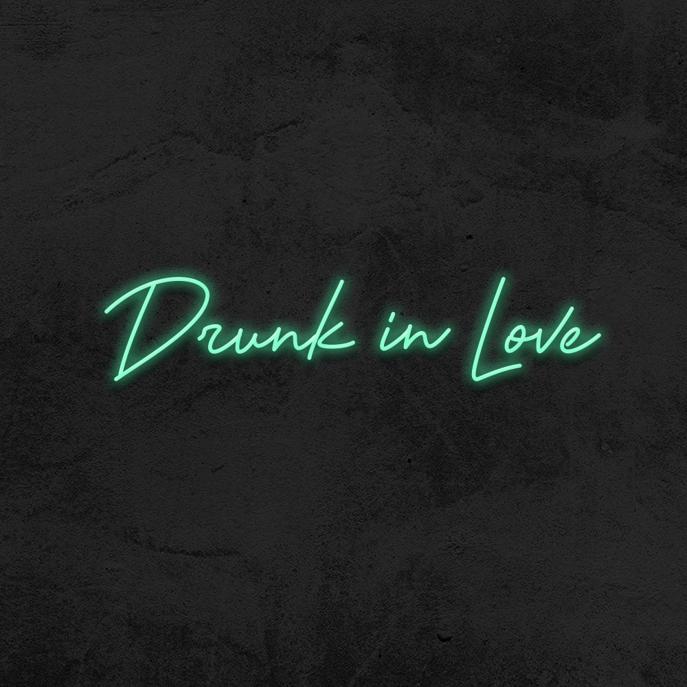 drunk in love led neon sign wedding mk neon