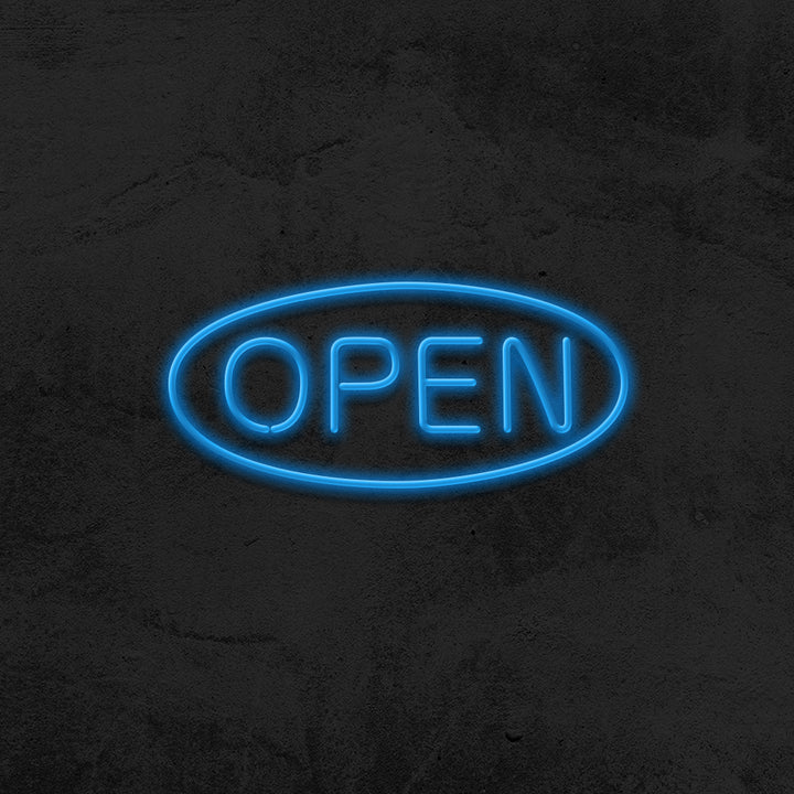 open neon sign LED shop mk neon