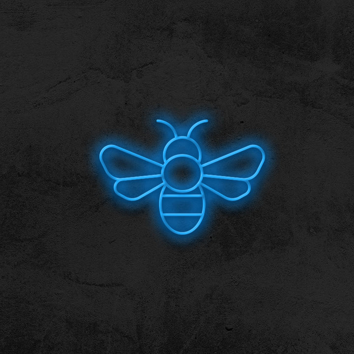 bee neon sign led home decor mk neon