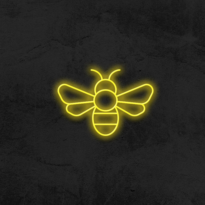 bee neon sign led home decor mk neon