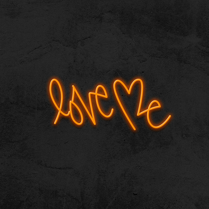 love me neon sign led bedroom mk neon