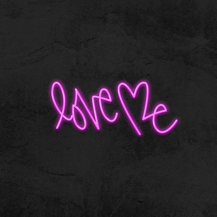 love me neon sign led bedroom mk neon