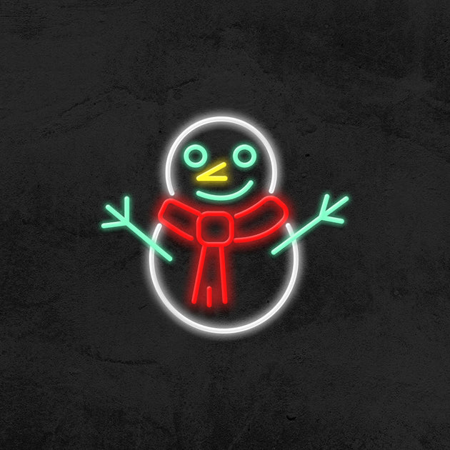 Snowman - LED Neon Sign – MK Neon