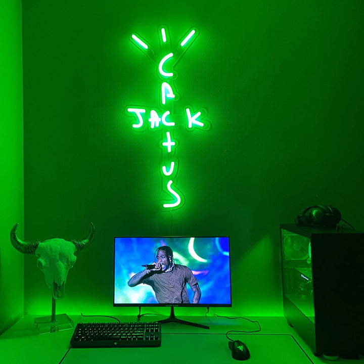 Cactus Jack Light by Travis Scott LED Neon Sign - MK Neon