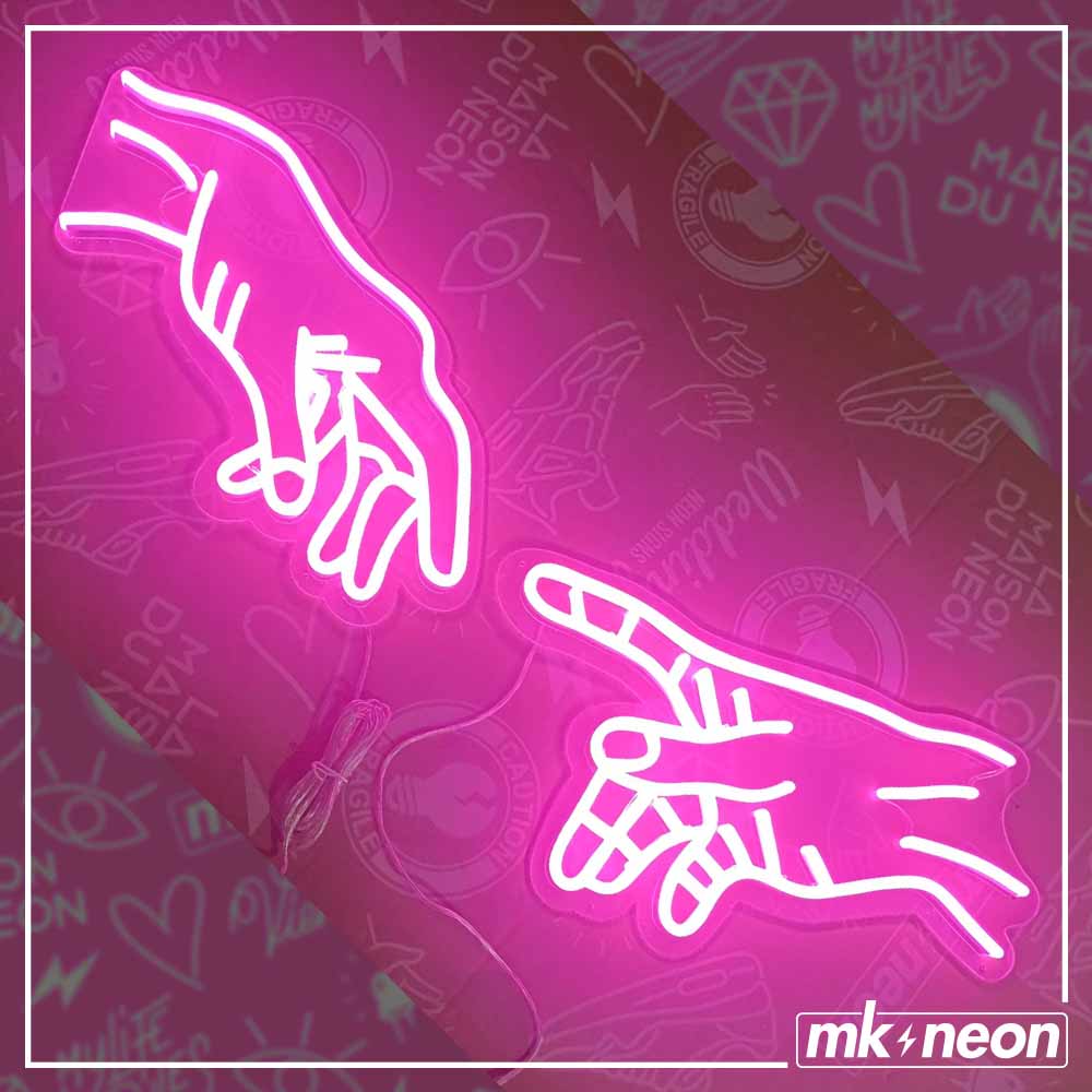 Hands of God - LED Neon Sign