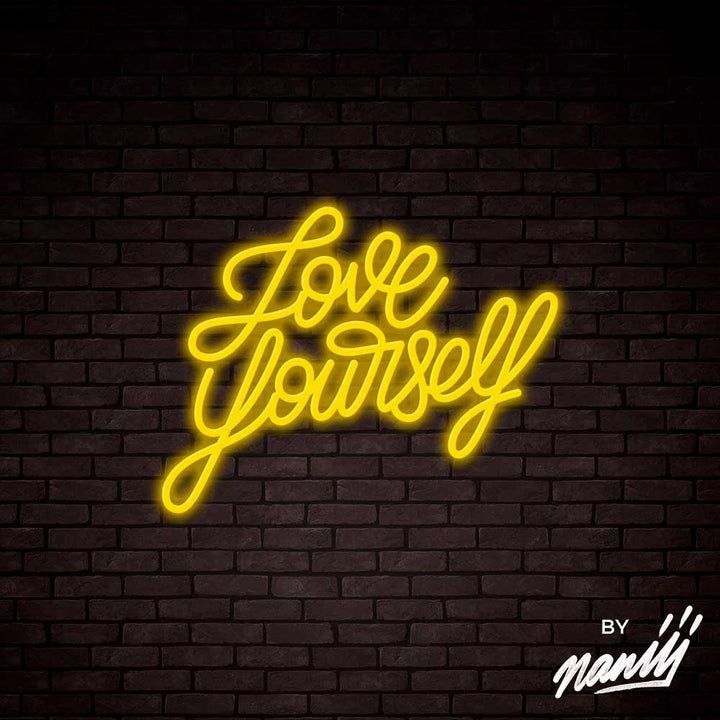 Love Yourself - Lettering neon sign