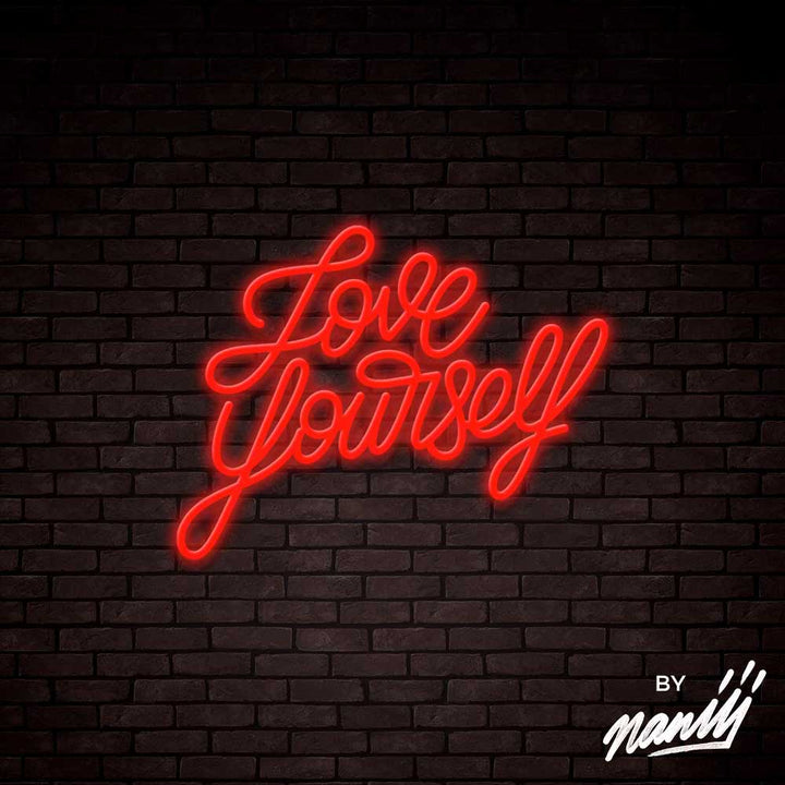 Love Yourself - Lettering neon sign