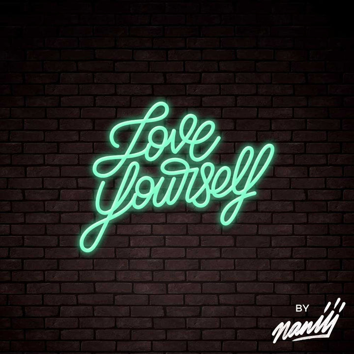 Love Yourself - Lettering neon sign