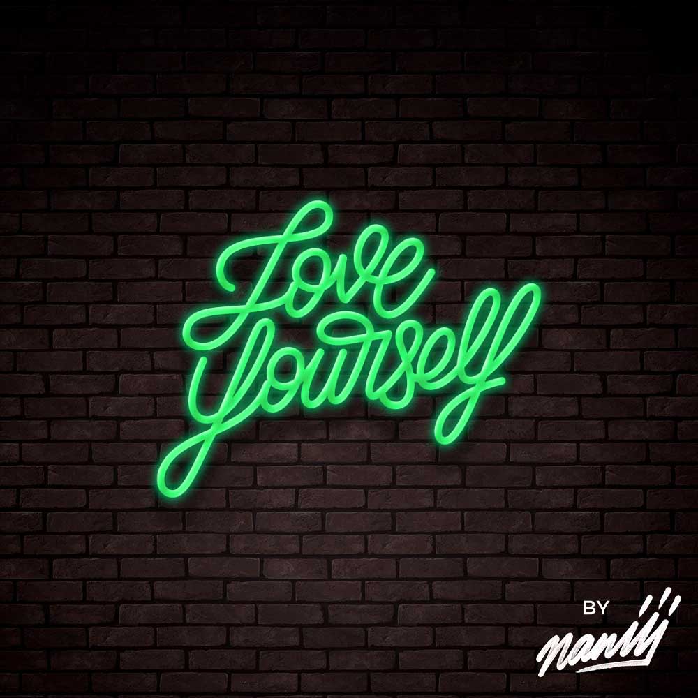 Love Yourself - Lettering neon sign