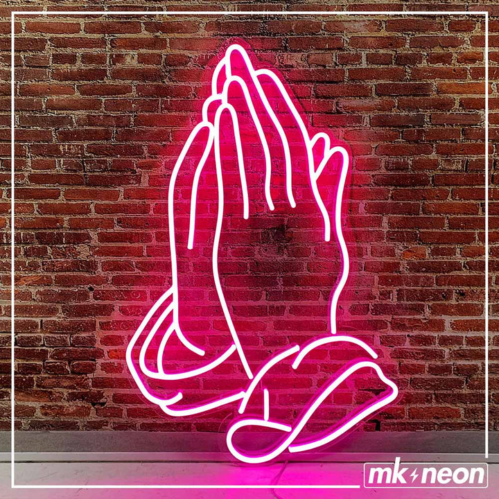 Praying Hands - LED Neon Sign