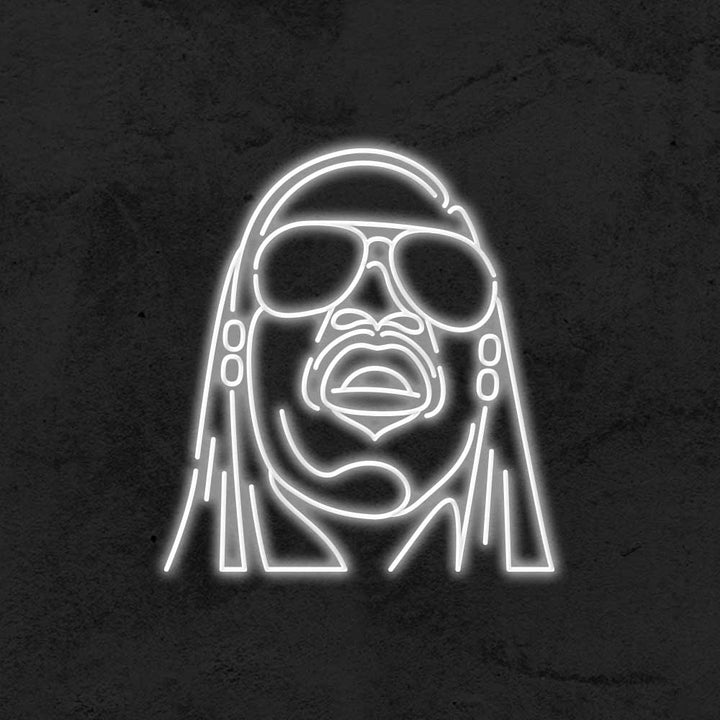 Stevie Wonder - LED Neon Sign