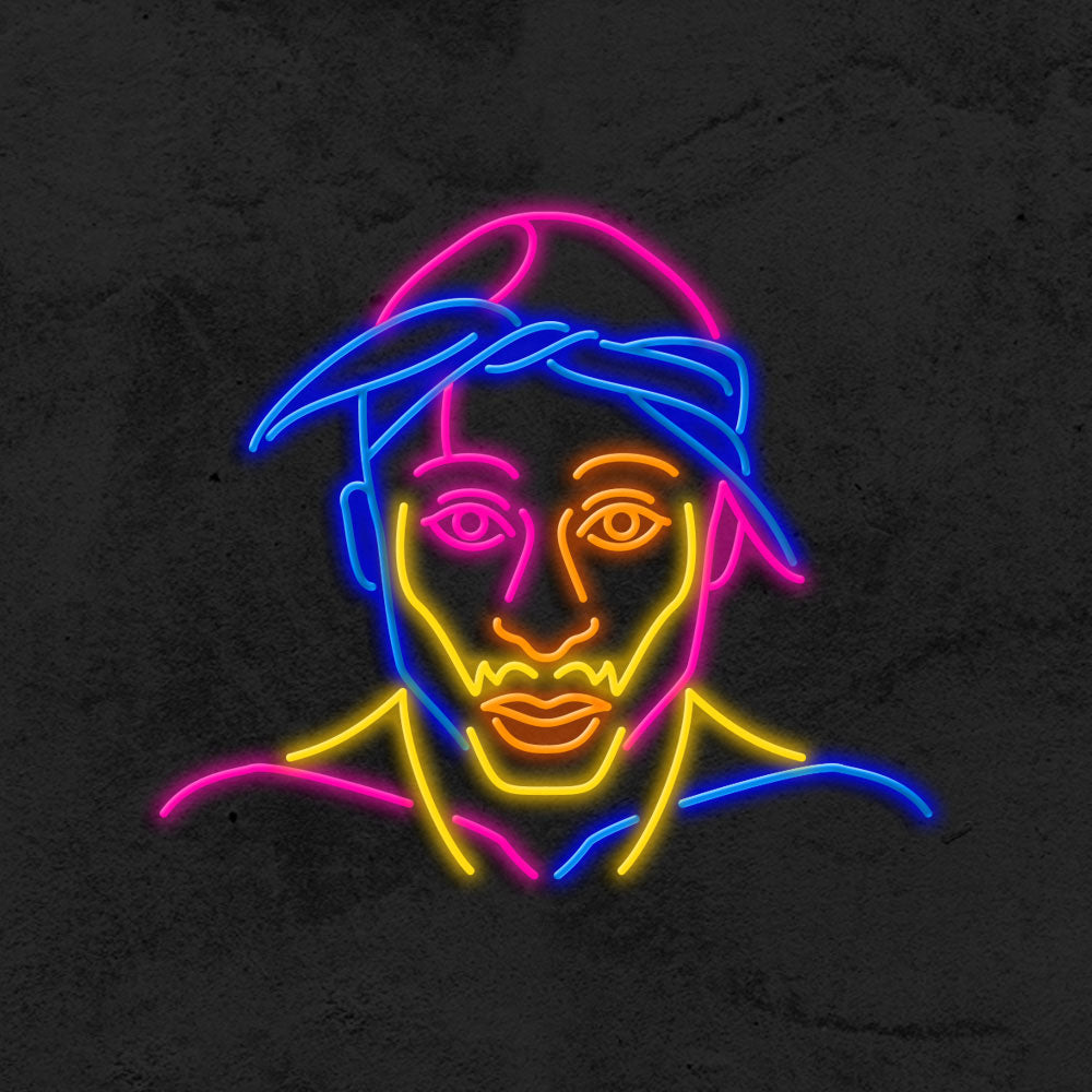 Tupac - LED Neon Sign