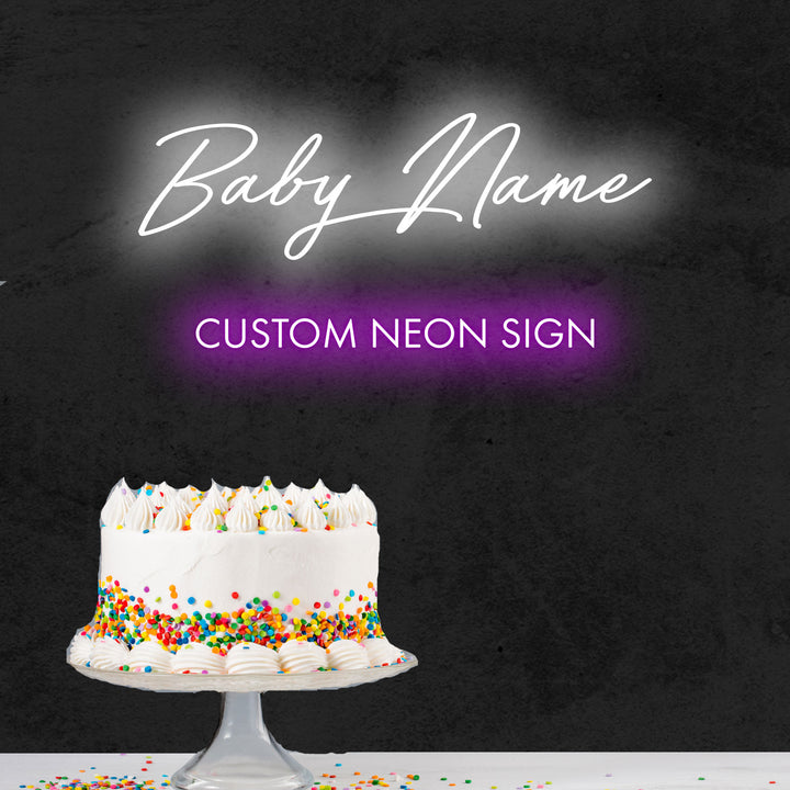 Neon Signs for Baby Shower - MK Neon