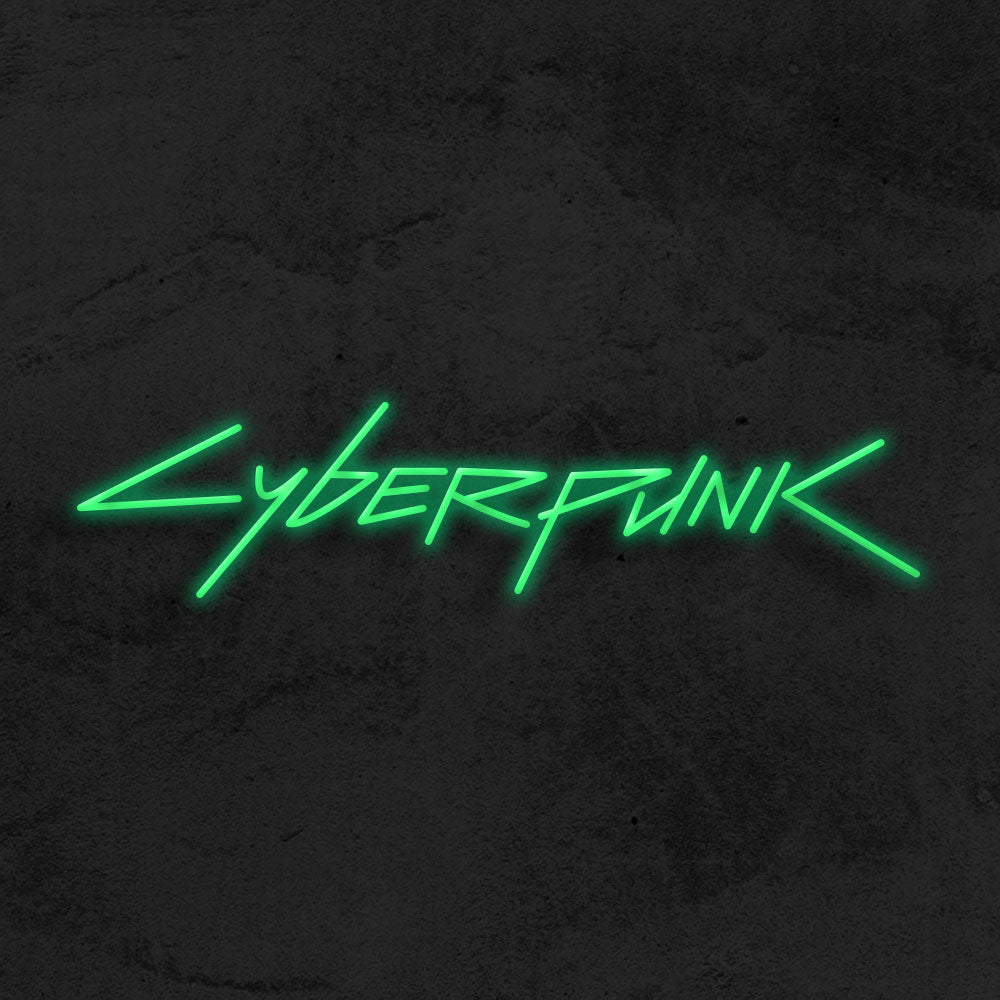 cyberpunk neon sign led mk neon