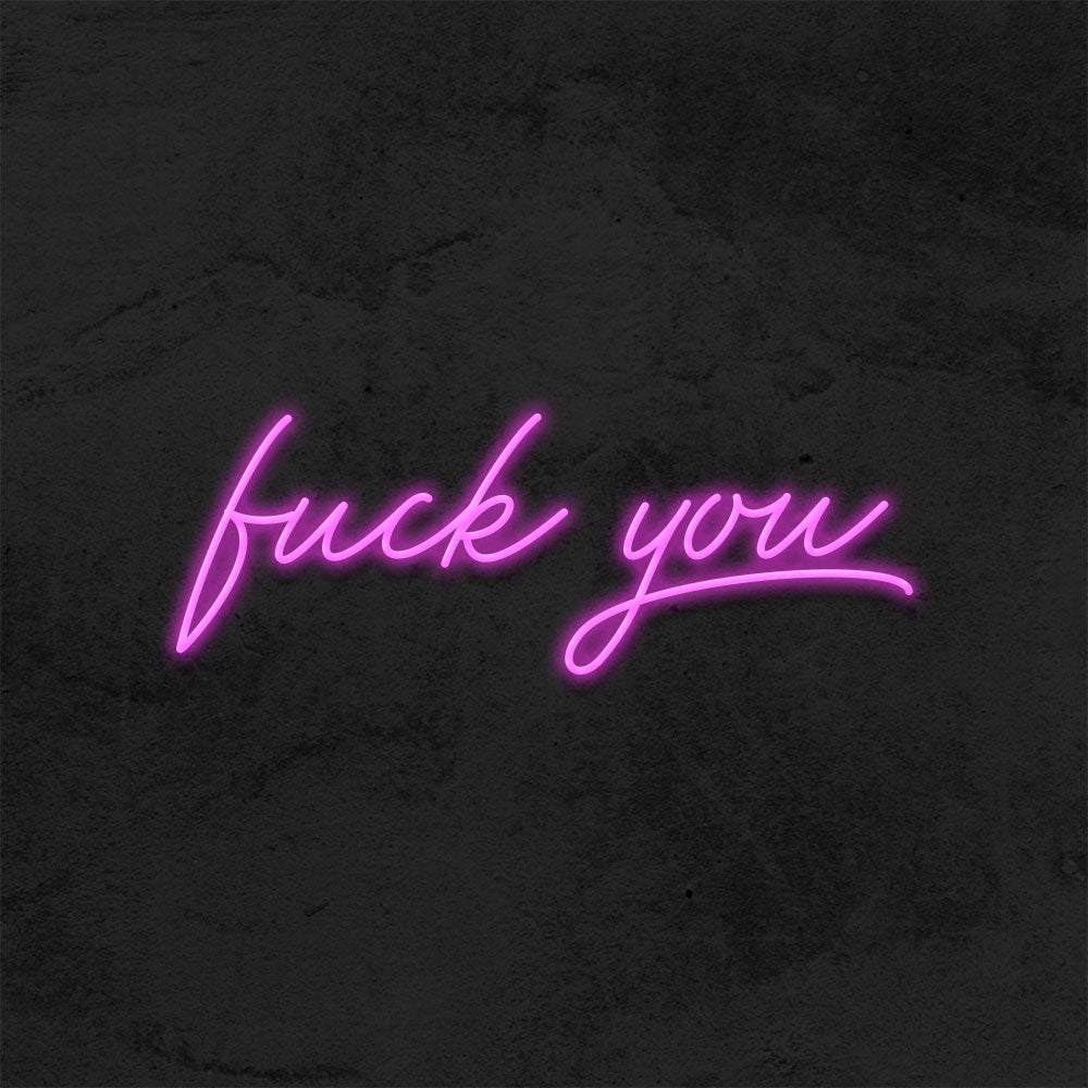 fuck you led neon sign mk neon