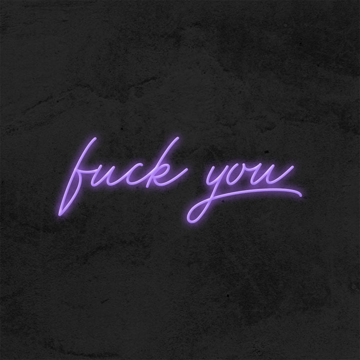 fuck you led neon sign mk neon