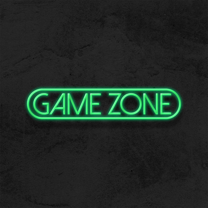 game zone neon sign game room deco mk neon