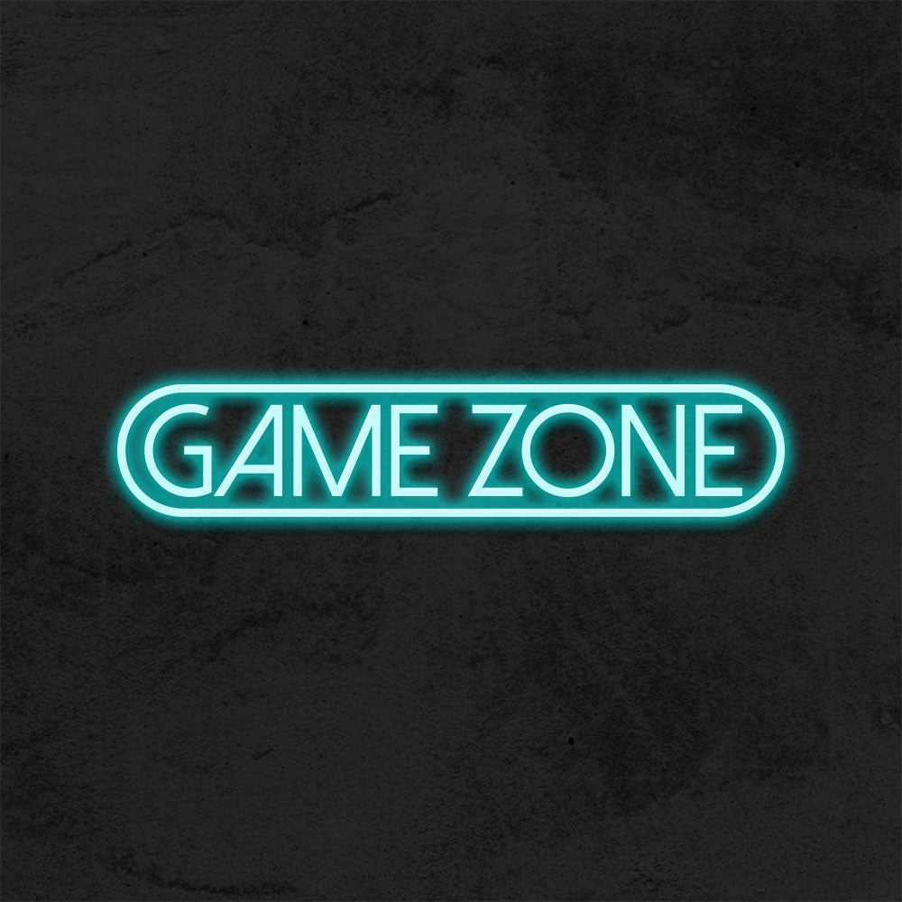 game zone neon sign game room deco mk neon