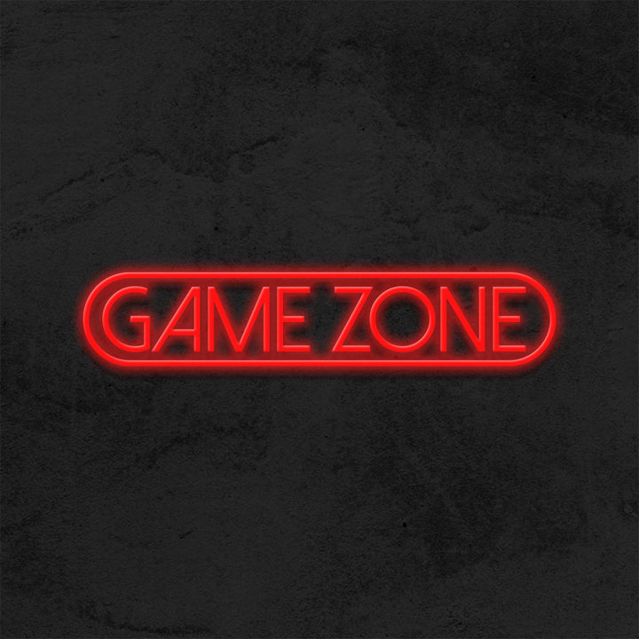 game zone neon sign game room deco mk neon